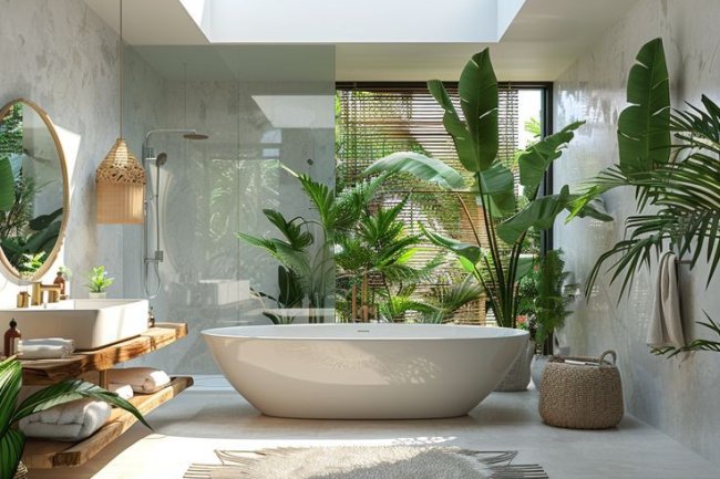 Membuat Kamar Mandi Tropis yang Sejuk dan Nyaman