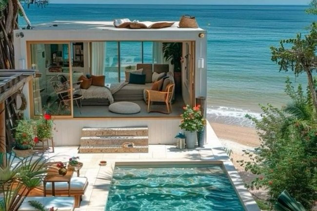 Rumah Tropis dengan Pemandangan Laut: Harmoni Alam dan Arsitektur