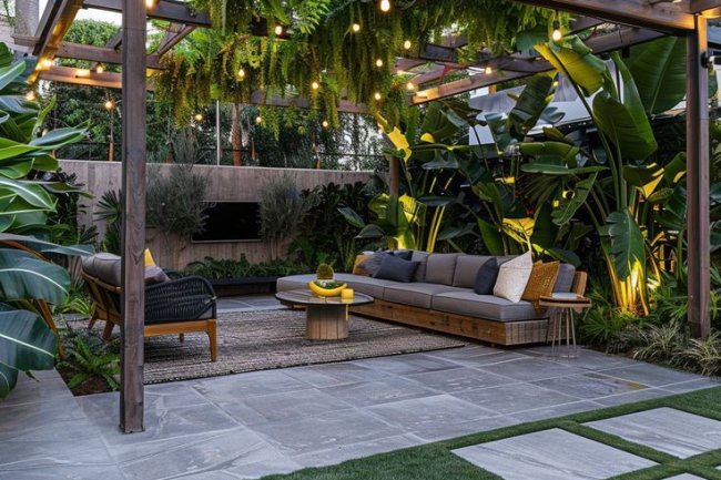 Teras Rumah dengan Konsep Terbuka