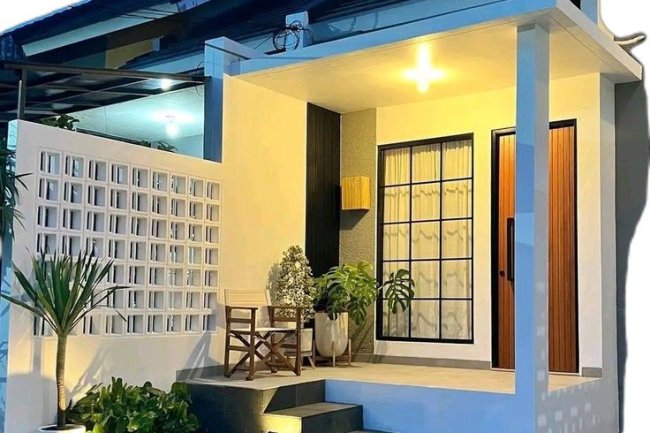 Teras Rumah Bergaya Skandinavia