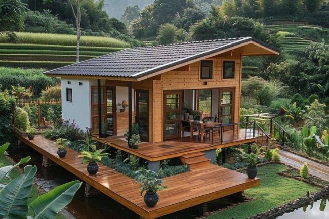 Membangun Rumah Kayu yang Tahan Lama dan Estetis